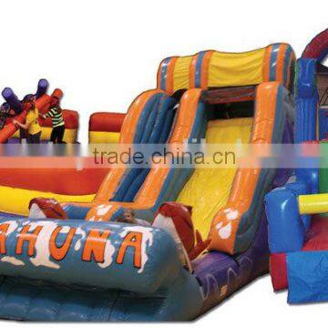 Hola big kahuna inflatable water slide/inflatable slide/giant inflatable slide