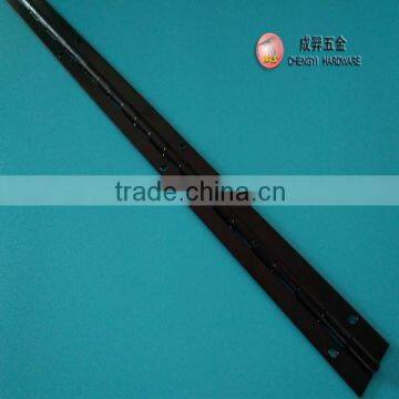 steel or iron plated black piano hinge