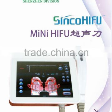 smart portable hifu for skin care face lifting winkle removal home used