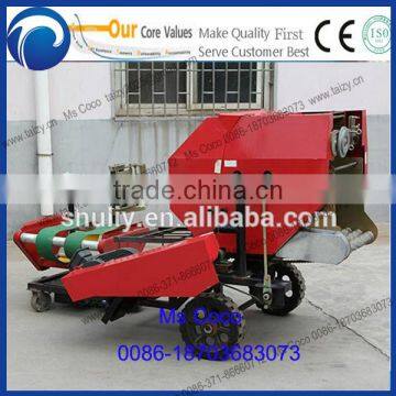 Mini hay staw baler compactor press machine mini round hay baler