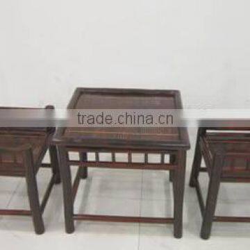 Lastest design bamboo furniture made in Vietnam, natural set of bamboo table and chairs