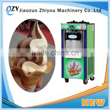 ZY Customized Soft Ice Cream Machine with New Technology/fried soft Italian serve ice cream making machine(0086-391-2042034)