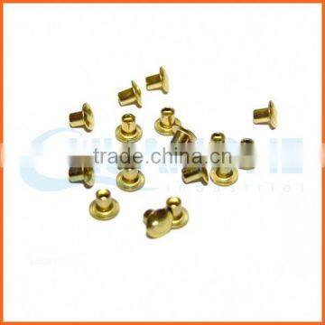 alibaba high quality copper semi hollow rivets