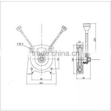 GJ1103high Quality Low Price Mass Excavator Arrangement Fire Fighting Truck Throttle Manipulator photo-3