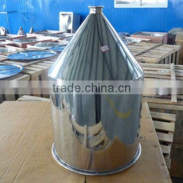 Stainless steel conical mixing hopper