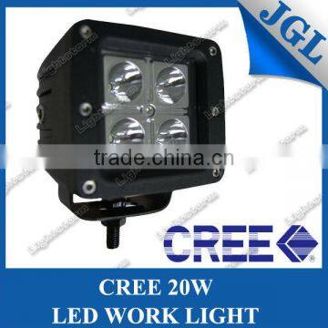 4 LEDS CREE 20W WORK LIGHT FOR TRUCK SUV JEEP SPOT PENCIL 20W HIGH POWER 9V-32V WORK LIGHT