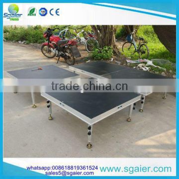 0.3-0.5m ajustable height square shape stage for small event