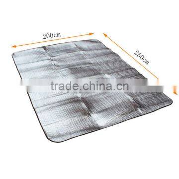 Roll Up Aluminum Coating Mat Picnic Camping sleeping mat Beach Water Resistant Tent Mat Blanket 250 x 200cm