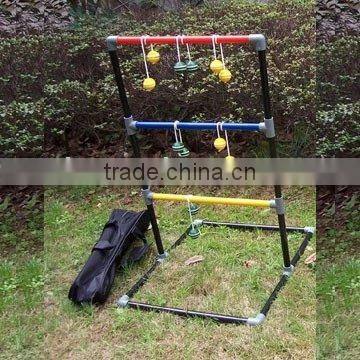Ladder golf game outdoor game with PPR frame,ball toss,blongo ball