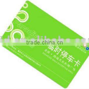 Contactless Rfid temporary parking card