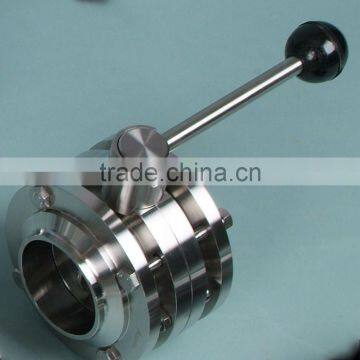 ISO Certified Factory Direct Sale Stainless Steel Sanitary Butterfly Valves photo-6