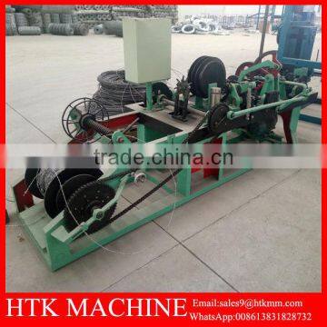 Hebei HTK Galvanzied And PVC Coated Barbed Wire Mesh Making Machine