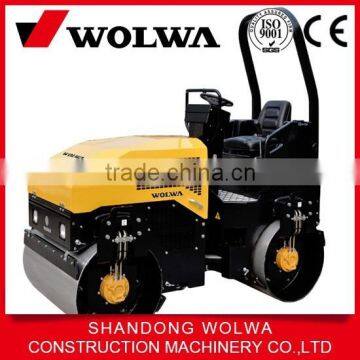 3 ton drive on hydraulic road roller compactor