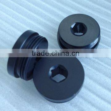 Black Oxidazing Aluminium adapter for E-cigarette with competitive price