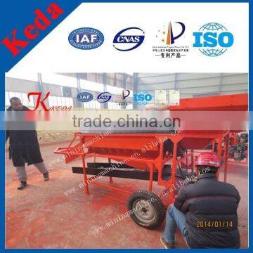 Portable Alluvial Gold Mini Gold Trommel Screen for Ghana photo-5