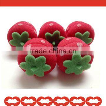 6 pcs Magical strawberry sponge ball for hair curling-Styling