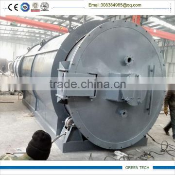 Tyre waste reprocessing recycle machine extracing pyrolysis oil