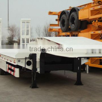 3axles flatbed semitrailer car trailer