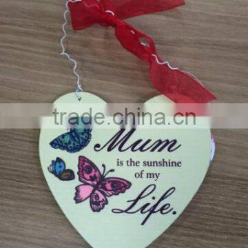 spring series beautiful butterfly wooden hanging decor