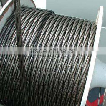 China Supplier 6x37S+FC Ungalvanized Steel Wire Rope photo-2