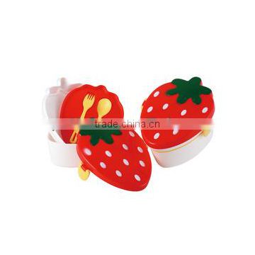 strawberry lunch box of new materials PLA