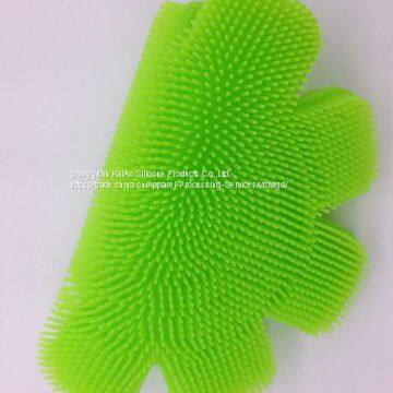 Flower Shape Silicone Scrubber for Face Bath photo-5
