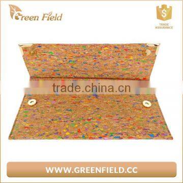 Newest Creative Design Portugal Cork Cosmetic Clutch Bag photo-3