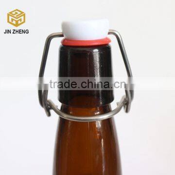 11oz Swing Top Glass Beer Bottles With Zinc-Plated Steel Wire and Sealed Cap photo-2