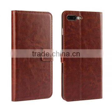 Crazy Horse Pattern PU Leather Wallet Flip Phone Case for IPhone 7 Plus photo-5