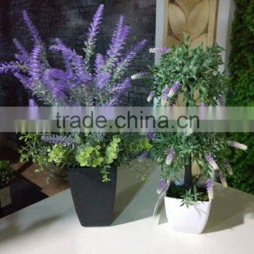SJ030912 Potted Artificial Lavender Bonsai Lavander photo-3