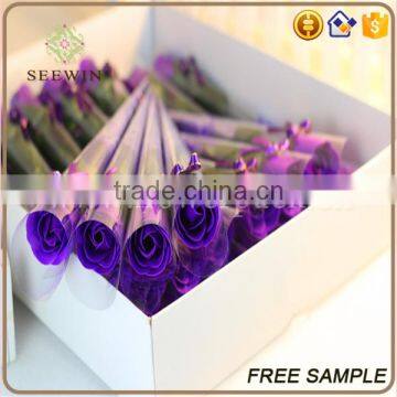 Single Stem Dried Rose Soap Flowers photo-5