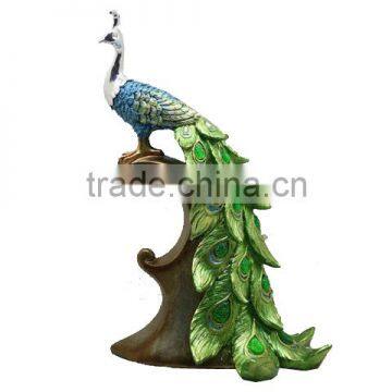 Polyresin Blue Peacock Home Decorations Gifts photo-1