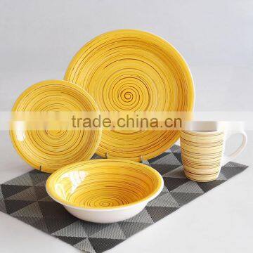 16pcs ceramic dinnerware set with handpainting