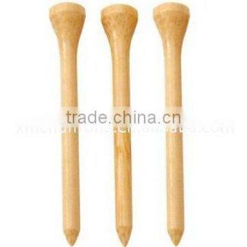 natural bamboo golf tees with your logo