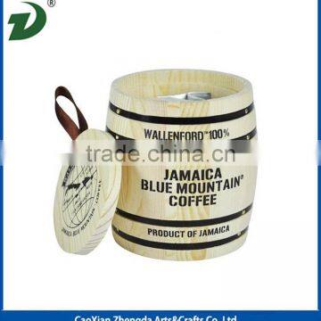 Wooden Barrel Storage Coffee Bean photo-3