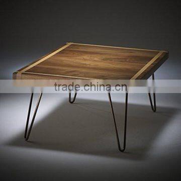 16 Inch Set of Four Steel Hairpin Table Legs for End Tables photo-6