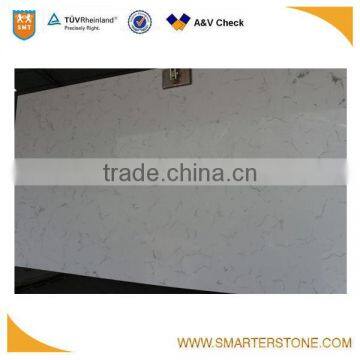 China artificial marble white Cararra slabs