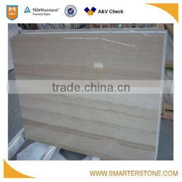 Beige wooden marble slabs for project