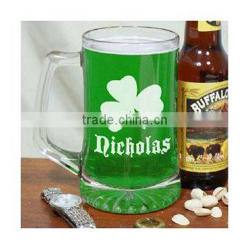 Shamrock Sports Personalized Glass Mug