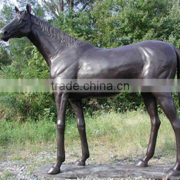 Large Garden Animal Metal Statue Arabian Horse Sculpture Bronze photo-2