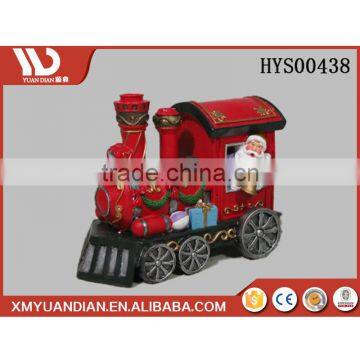 Train Led Light Price Promotional Gifts Imported Resin Christmas Ornaments For Teenagers