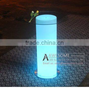 Innovative Led Liquor Table, Bar Drinking Table With Glass Top photo-3