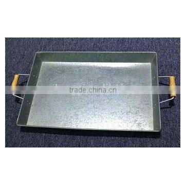 Square Tray (with Wooden Handle), MSO-123 photo-2