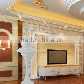 Simple Saucer Shape Fiber Glass Water Fountain With Led Ball photo-4