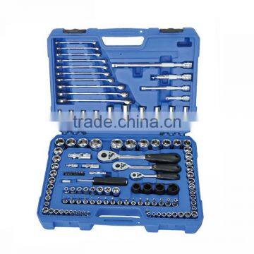 121pcs 1/4,3/8,1/2 Drive Standard Metric Socket Wrench Set