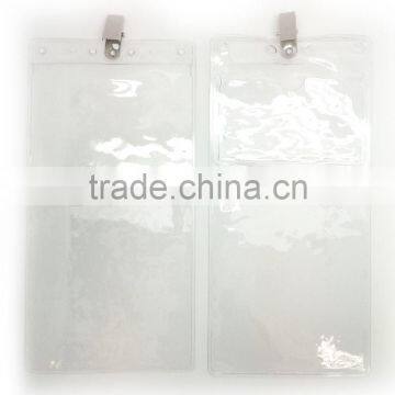 4" * 8" ID Badge Holder With Metal Clip, Name Tag Holder, ID Card Holder With Clip photo-6