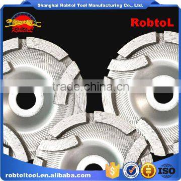 92mm Flower Type Segment Diamond Grinding Wheel Abrasive Polishing Disc for Concrete Granite Marble Double Cup Wheel photo-3