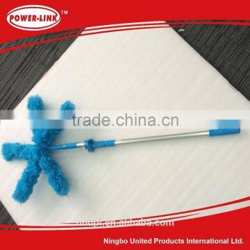 5 finger adjustable aluminum rod handle household duster