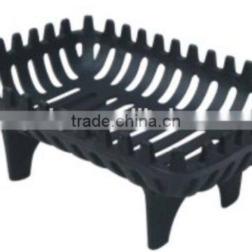 cast iron black fire grate