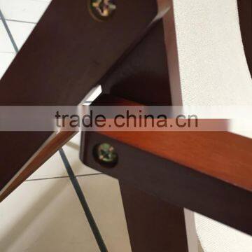 Folding 4-adjustable Wooden Chair Wood Beach Chair photo-6